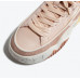 New all-match girls pink high-top shoes women's all-match fashion simple thick-soled plush casual shoes