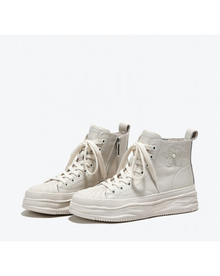 New style dissolved bottom all-match short boots women's fashion Martin boots comfortable high-top board shoes