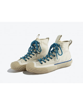 Fashion lace-up flat canvas shoes women's new slim casual shoes street style color matching high-top shoes