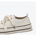 New all-match lightweight sneakers women's breathable casual canvas shoes slimming white shoes