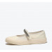 New style casual flat canvas shoes women Mary Jane white casual shoes