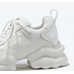 New thick-soled heightened cowhide light white shoes sports daddy shoes