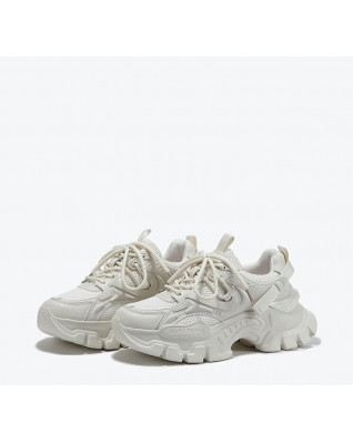 New Power White Platform Shoes
