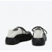 New color-block leather sports casual platform shoes