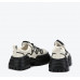 New elastic band heightened cowhide muffin fashion casual women's shoes