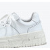 New style low top preppy women's all-match thick-soled white board shoes