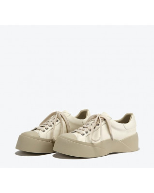 New thick-soled cowhide trendy sneakers