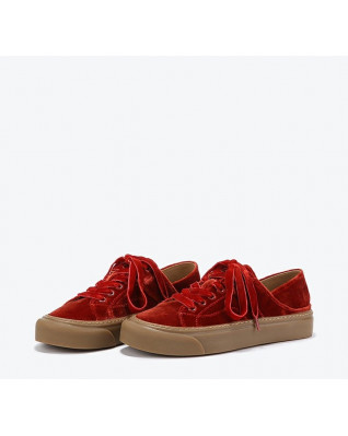 The new suede can step on the heel street style sneakers