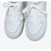 New leather flat all-match white sneakers