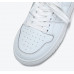 New leather flat all-match white sneakers