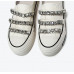 New rhinestone Velcro small white shoes