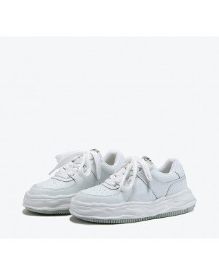 New leather all-match melting shoes