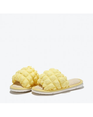 Lightweight Puff Linen Flip Flop Non-slip Soft-soled Slippers