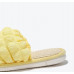 Lightweight Puff Linen Flip Flop Non-slip Soft-soled Slippers