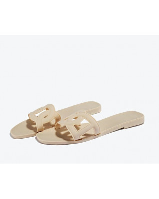 Fashion all-match waterproof flip-flop all-match slippers