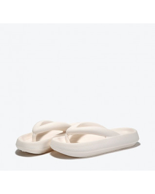 New thick-soled lightweight soft-soled white slippers