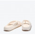 New thick-soled lightweight soft-soled white slippers