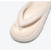 New thick-soled lightweight soft-soled white slippers