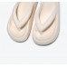 New thick-soled lightweight soft-soled white slippers